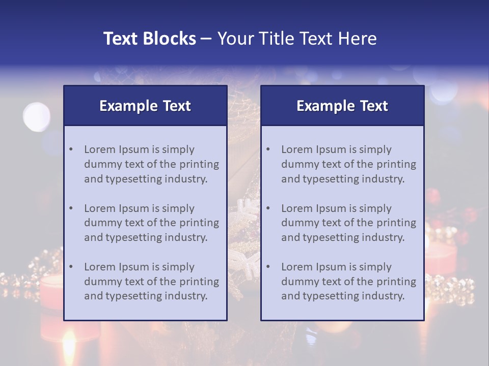 Tree Yellow Golden PowerPoint Template