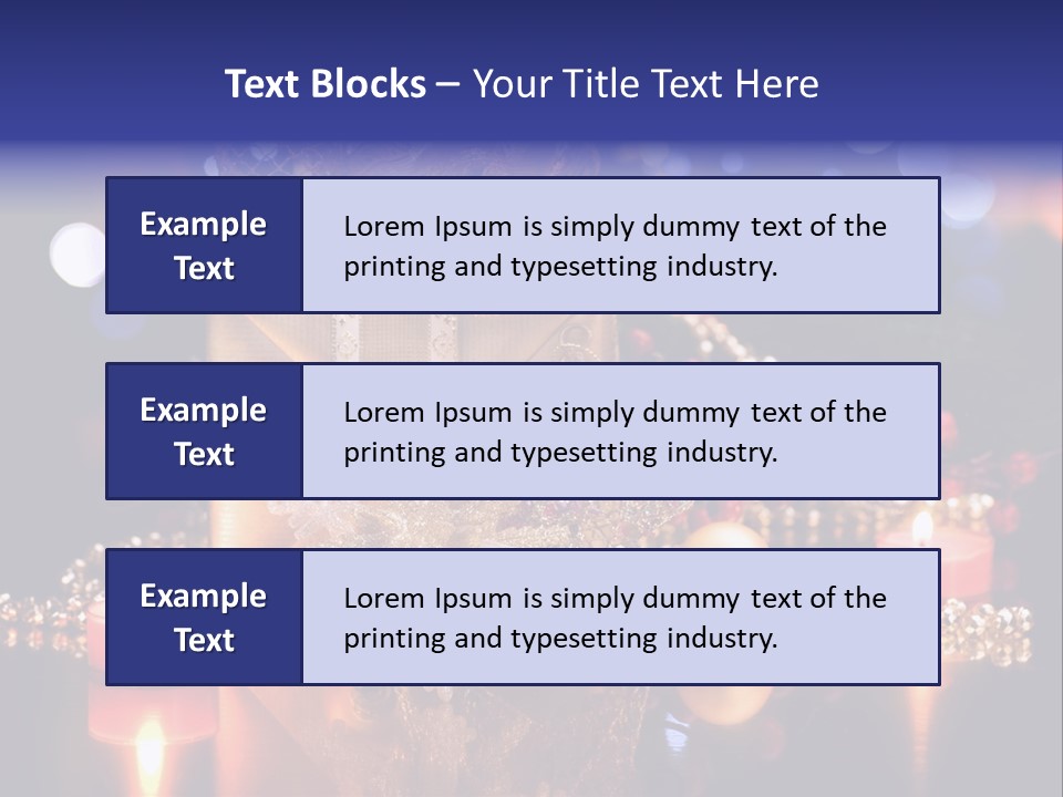 Tree Yellow Golden PowerPoint Template