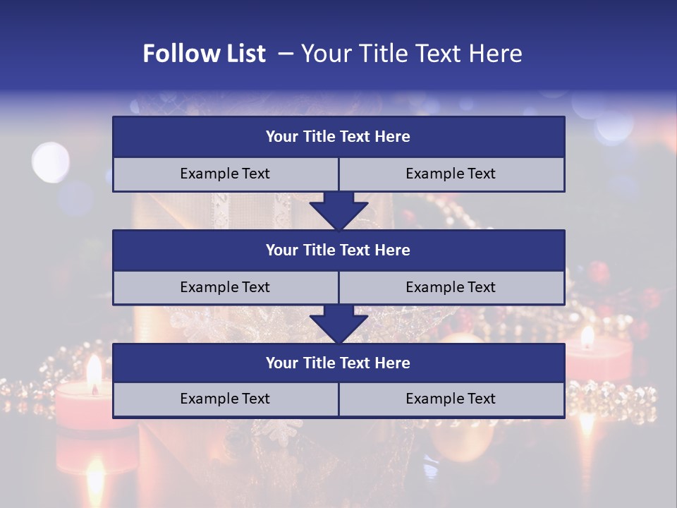 Tree Yellow Golden PowerPoint Template