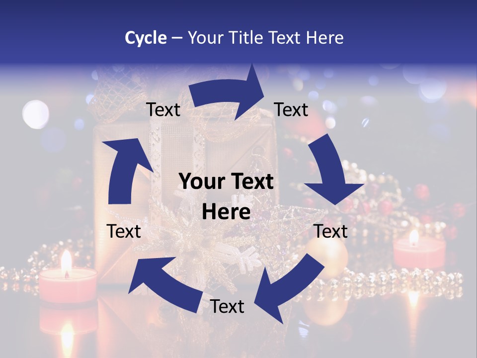 Tree Yellow Golden PowerPoint Template