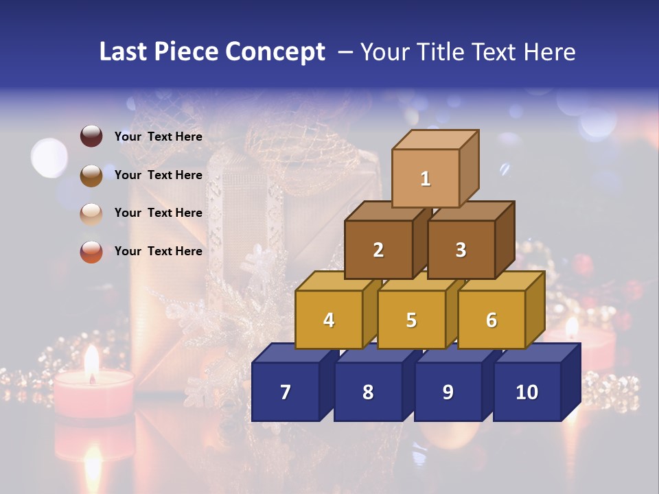 Tree Yellow Golden PowerPoint Template