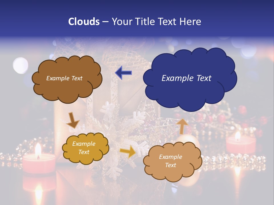 Tree Yellow Golden PowerPoint Template