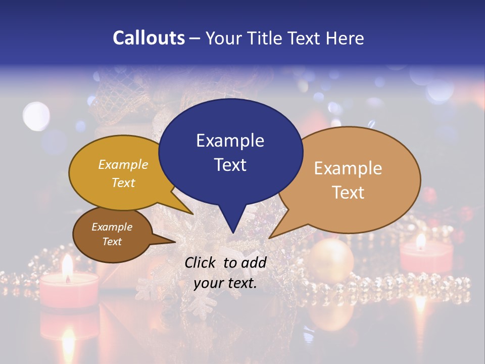 Tree Yellow Golden PowerPoint Template