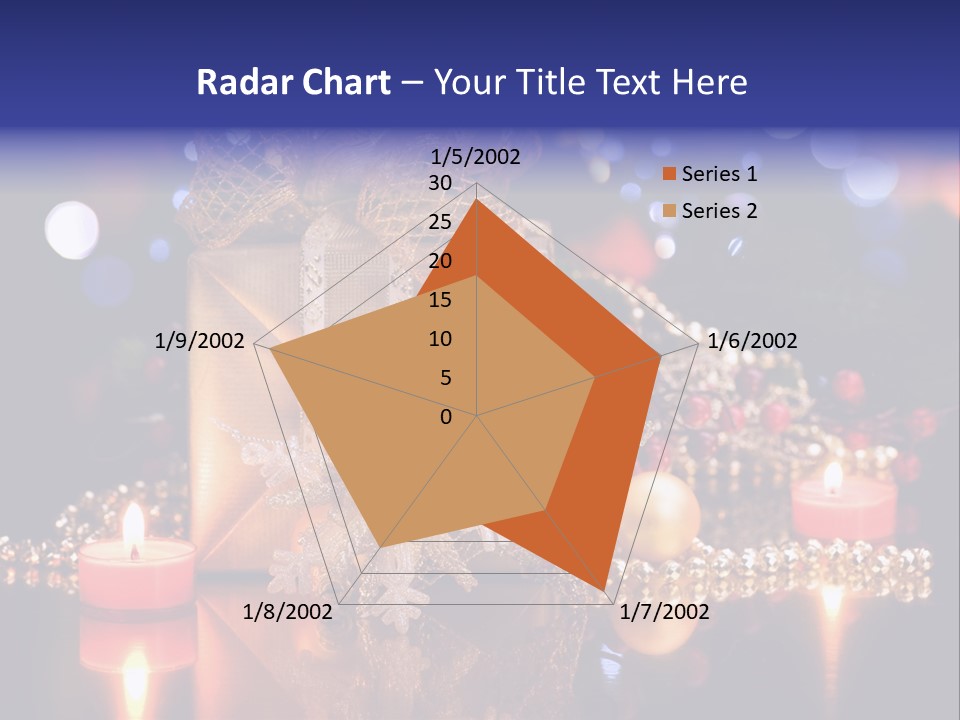 Tree Yellow Golden PowerPoint Template