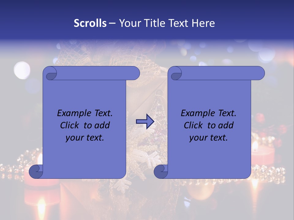 Tree Yellow Golden PowerPoint Template