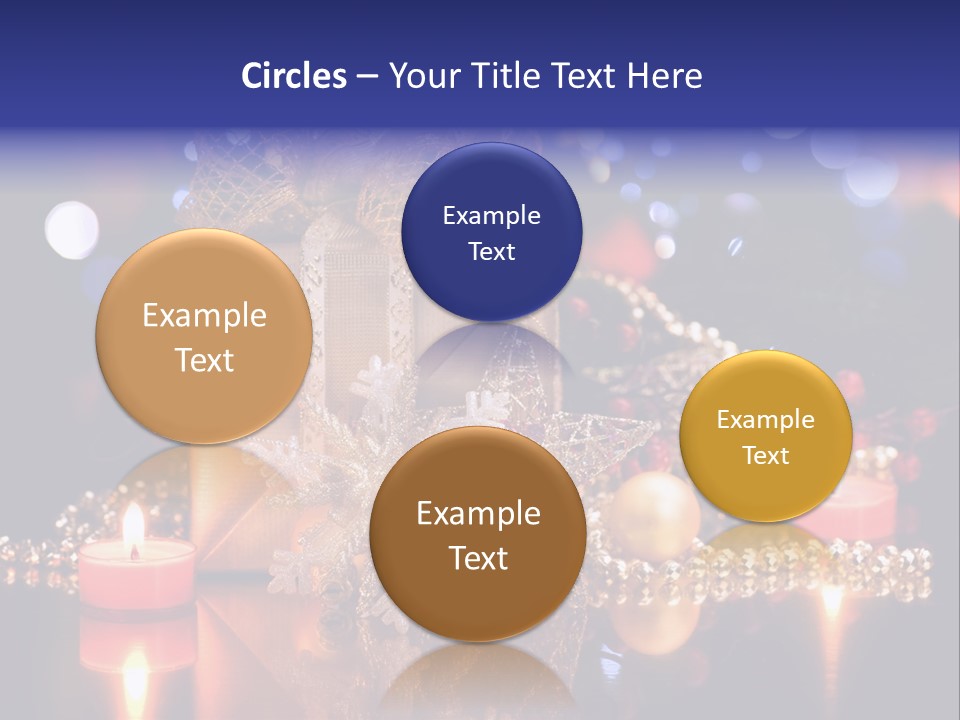 Tree Yellow Golden PowerPoint Template