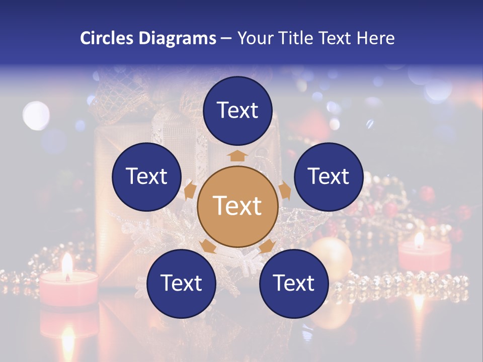 Tree Yellow Golden PowerPoint Template