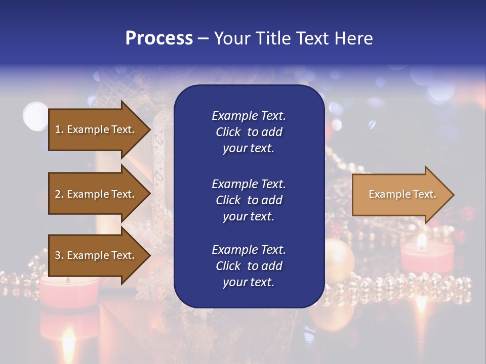 Tree Yellow Golden PowerPoint Template