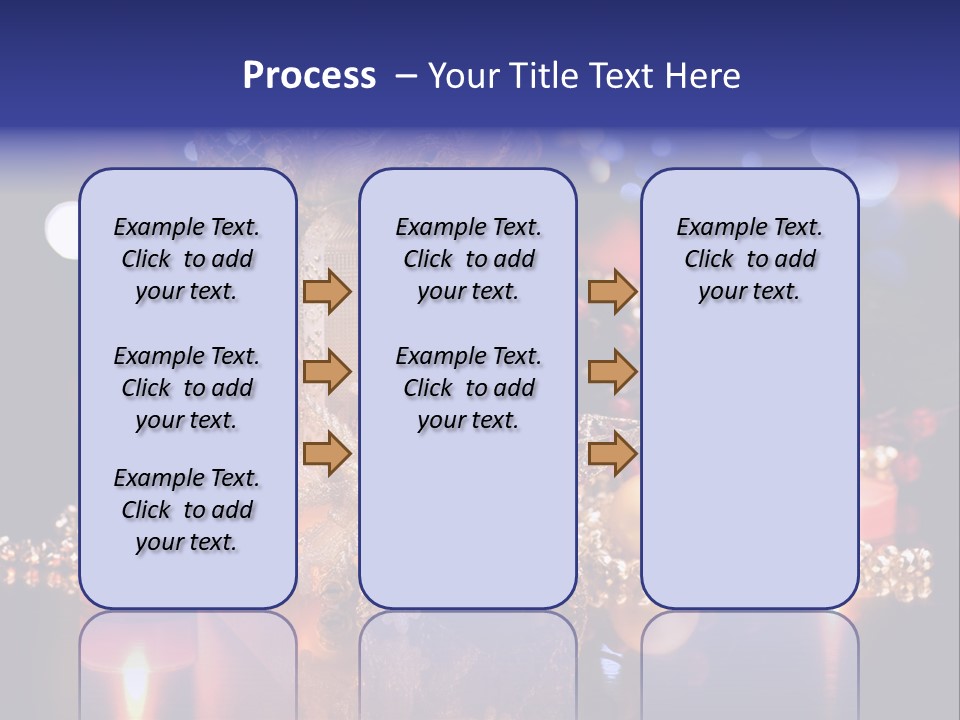 Tree Yellow Golden PowerPoint Template