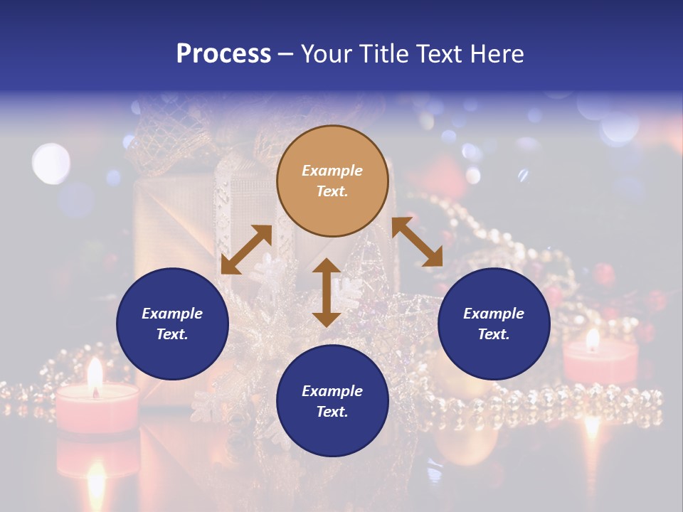 Tree Yellow Golden PowerPoint Template