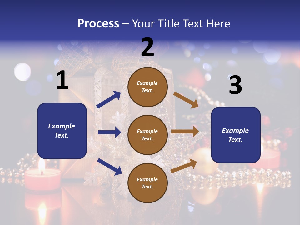 Tree Yellow Golden PowerPoint Template