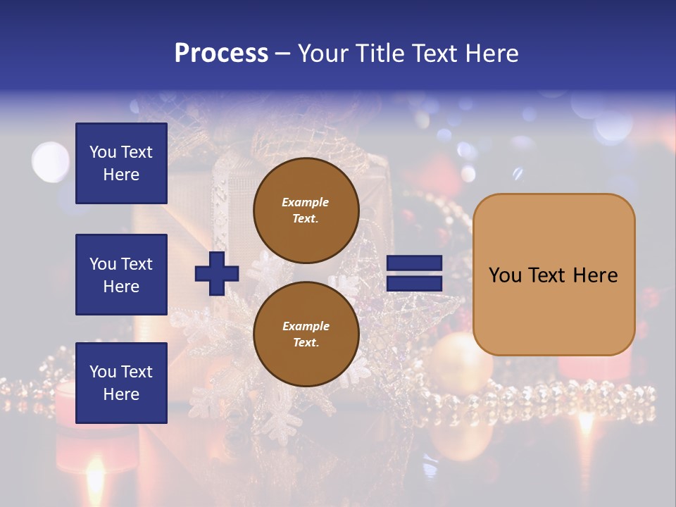 Tree Yellow Golden PowerPoint Template