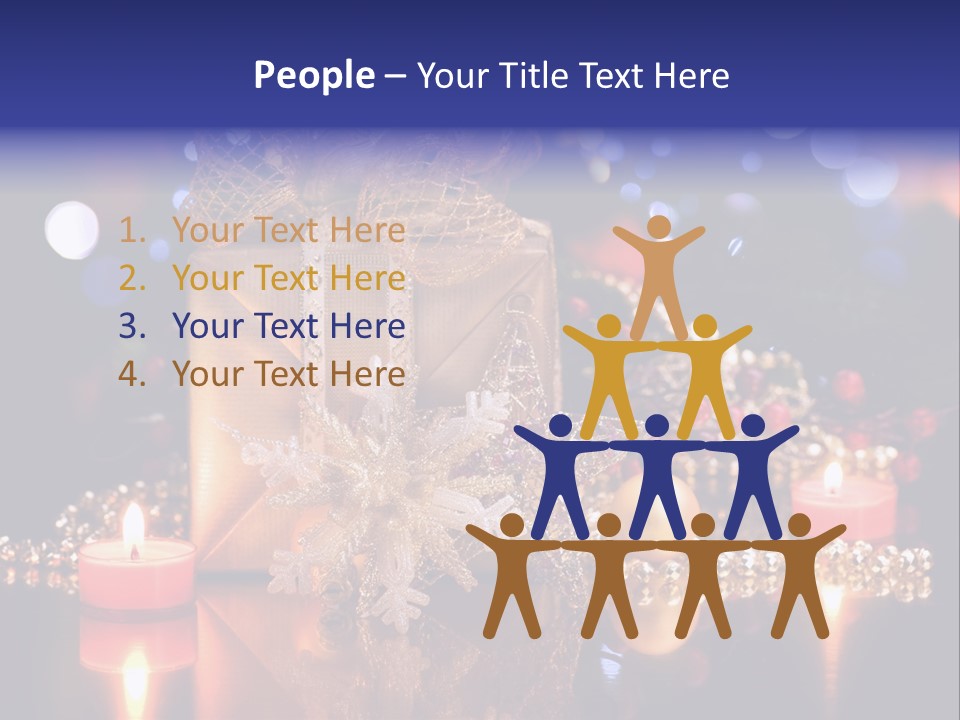 Tree Yellow Golden PowerPoint Template