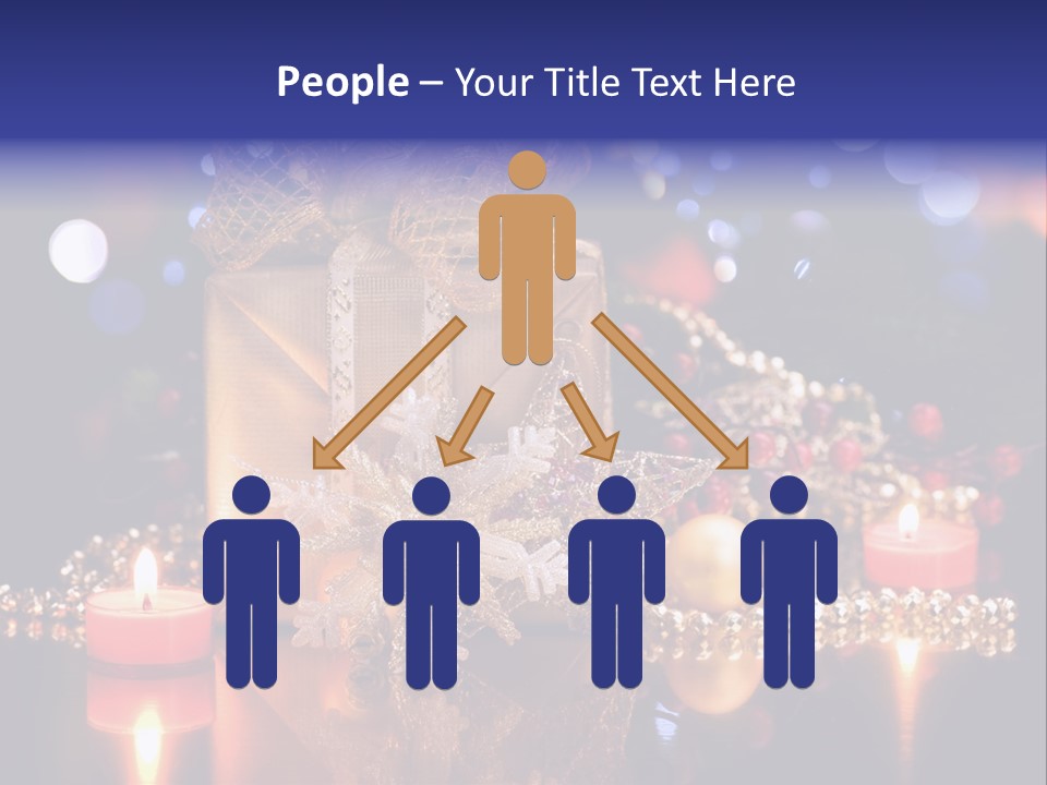 Tree Yellow Golden PowerPoint Template