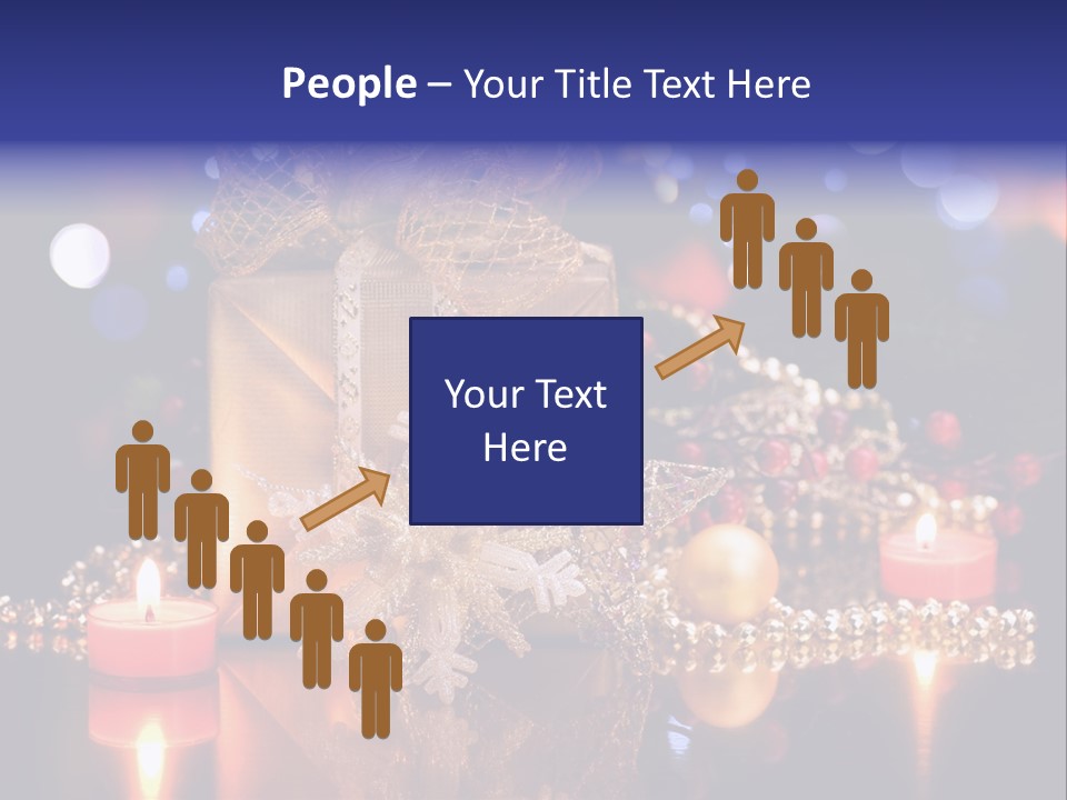 Tree Yellow Golden PowerPoint Template