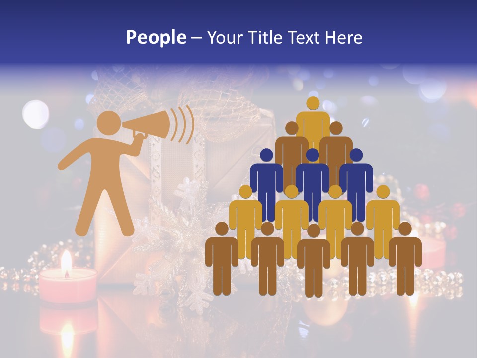 Tree Yellow Golden PowerPoint Template