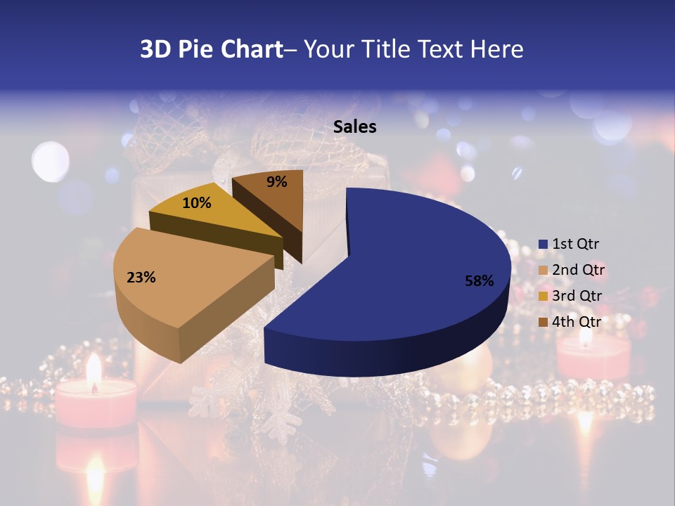 Tree Yellow Golden PowerPoint Template