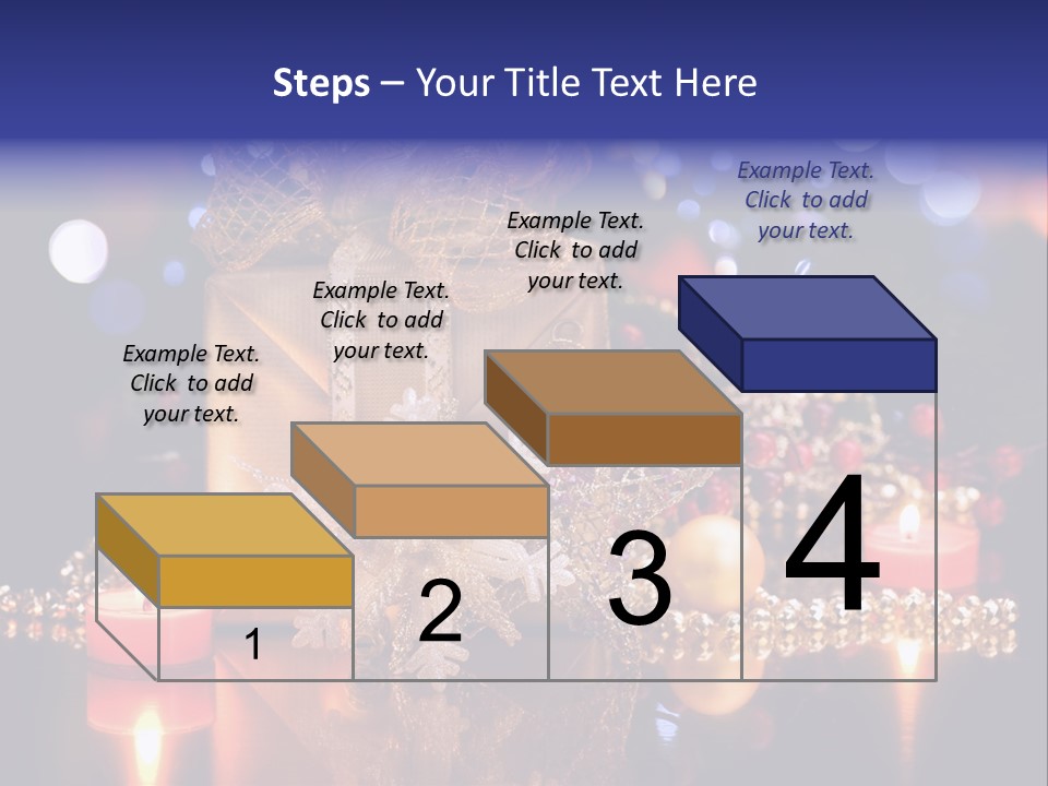 Tree Yellow Golden PowerPoint Template