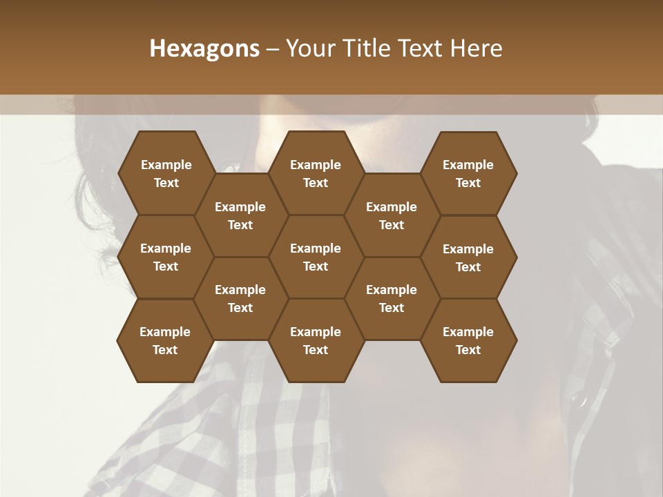 Standing Handsome Hair Style PowerPoint Template