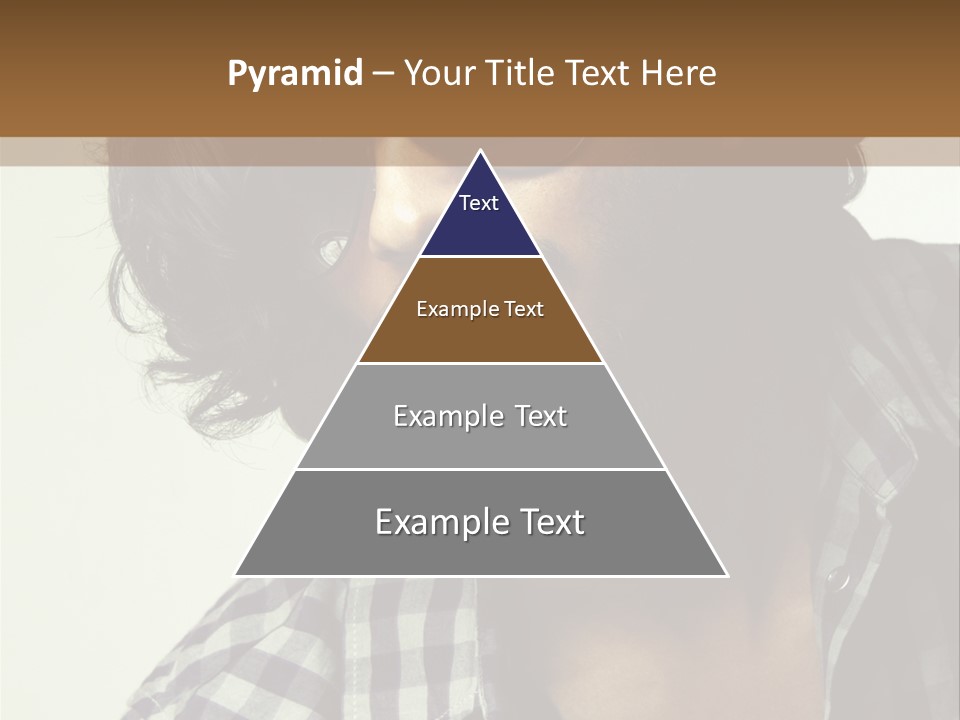 Standing Handsome Hair Style PowerPoint Template