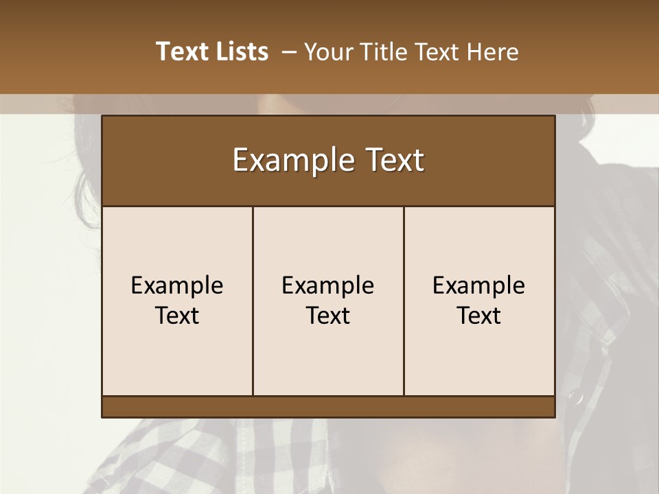 Standing Handsome Hair Style PowerPoint Template