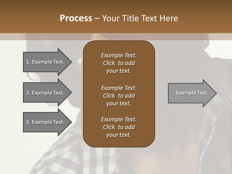 Standing Handsome Hair Style PowerPoint Template