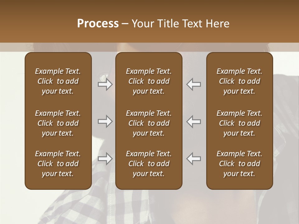 Standing Handsome Hair Style PowerPoint Template