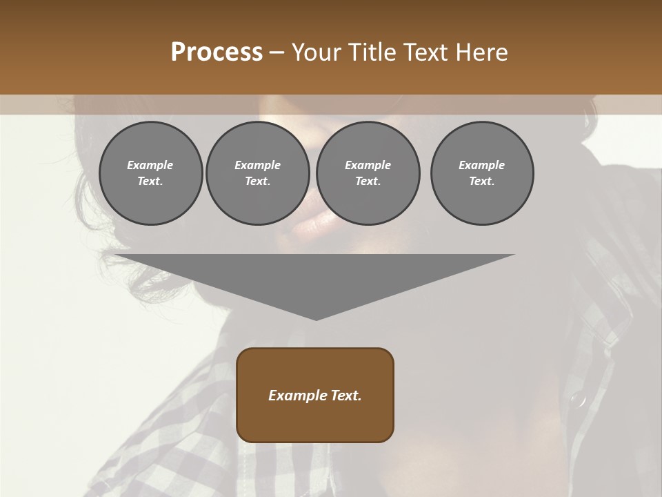 Standing Handsome Hair Style PowerPoint Template
