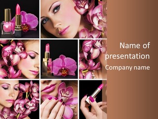 Professional Make Up Closed PowerPoint Template