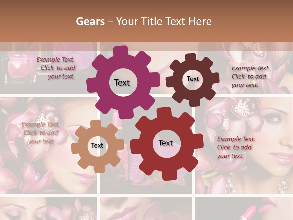 Professional Make Up Closed PowerPoint Template