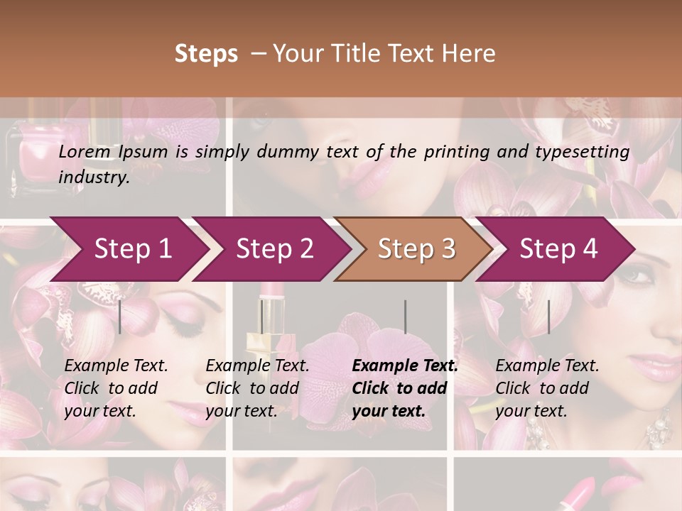 Professional Make Up Closed PowerPoint Template