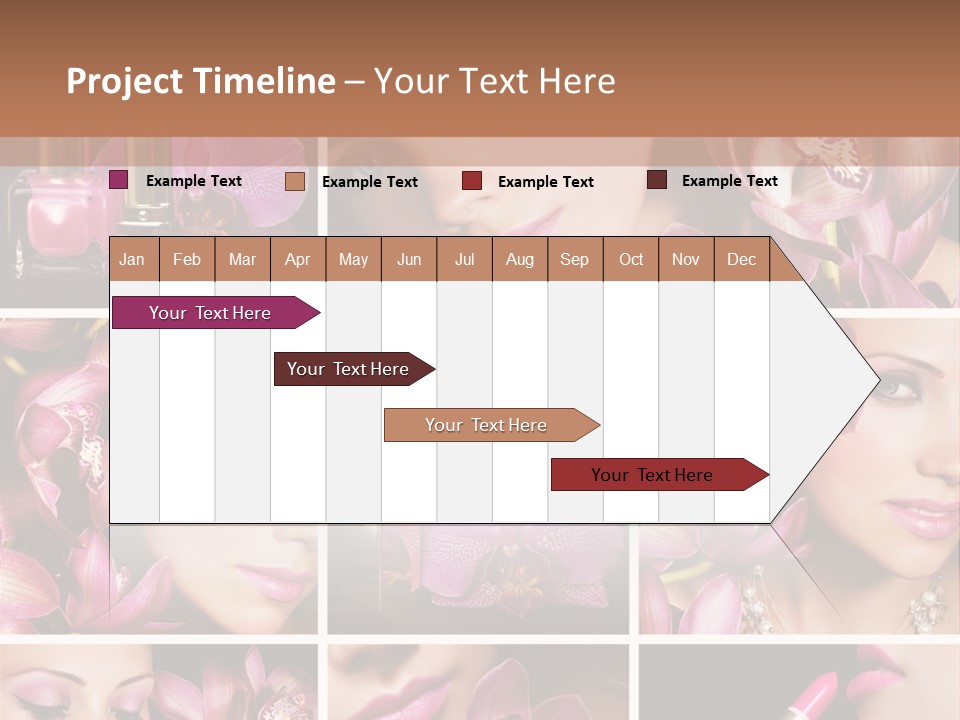 Professional Make Up Closed PowerPoint Template