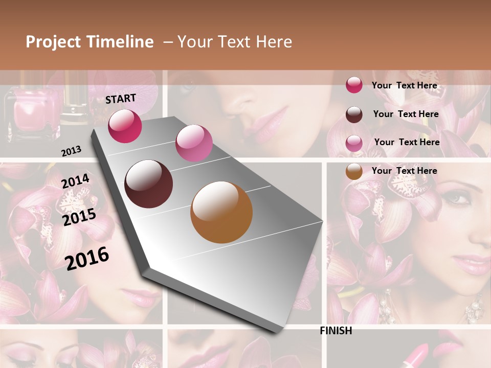Professional Make Up Closed PowerPoint Template