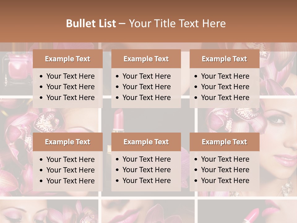 Professional Make Up Closed PowerPoint Template