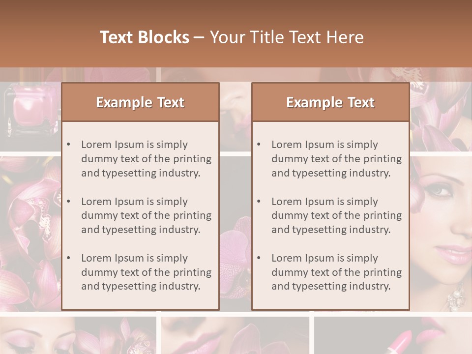 Professional Make Up Closed PowerPoint Template