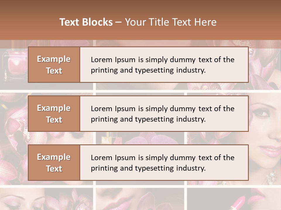 Professional Make Up Closed PowerPoint Template