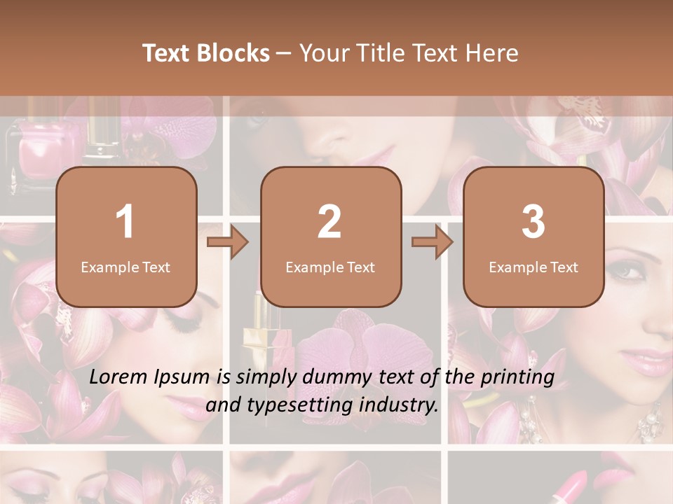 Professional Make Up Closed PowerPoint Template