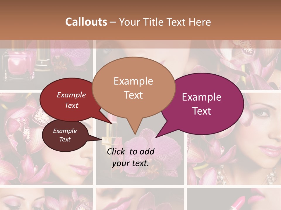 Professional Make Up Closed PowerPoint Template