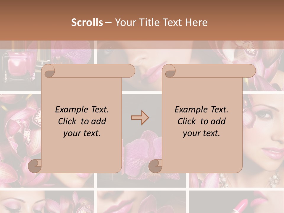 Professional Make Up Closed PowerPoint Template
