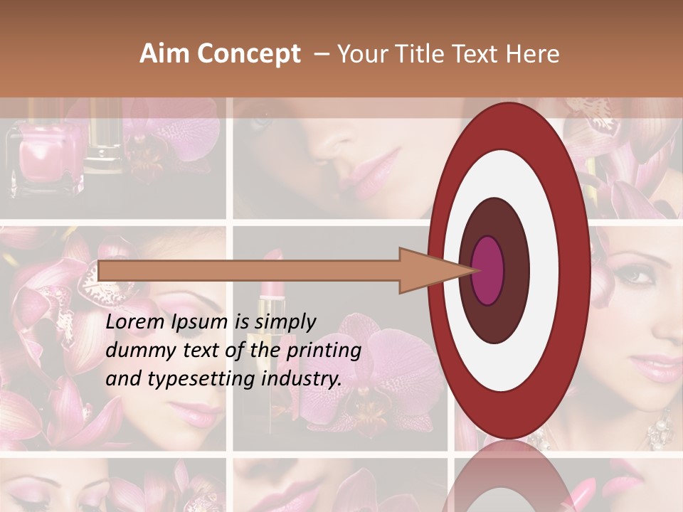 Professional Make Up Closed PowerPoint Template