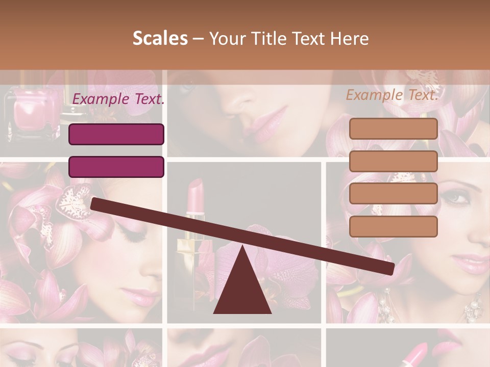 Professional Make Up Closed PowerPoint Template