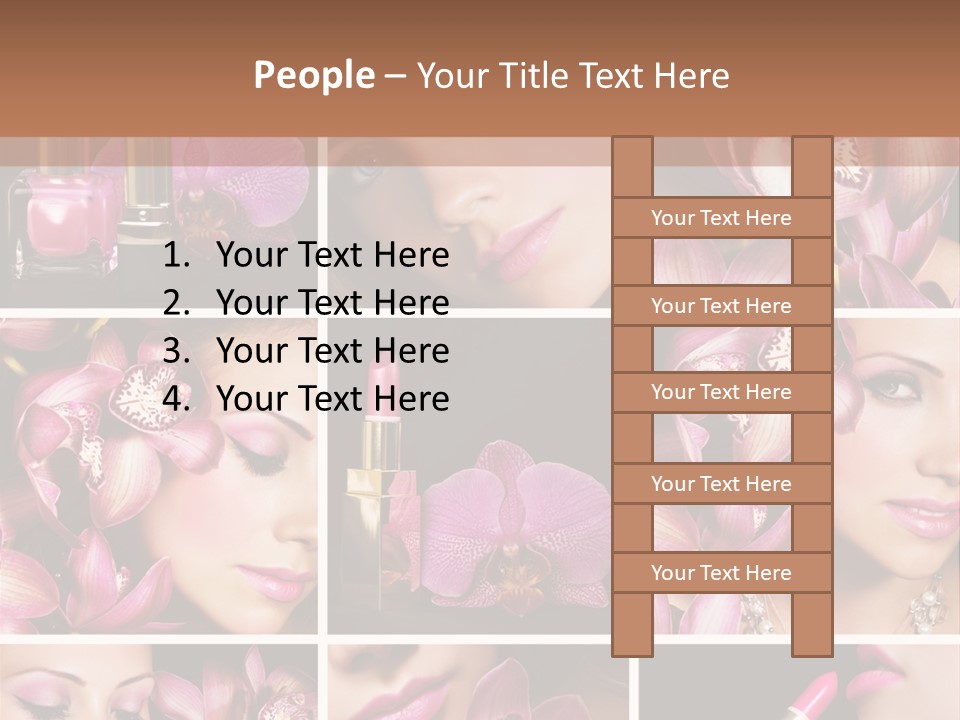 Professional Make Up Closed PowerPoint Template