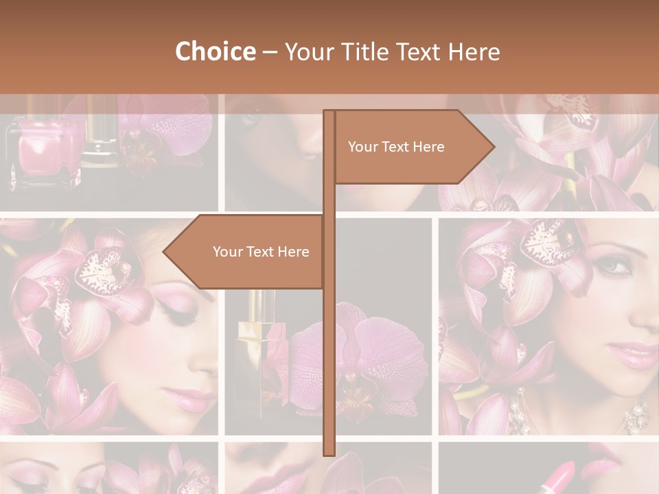 Professional Make Up Closed PowerPoint Template