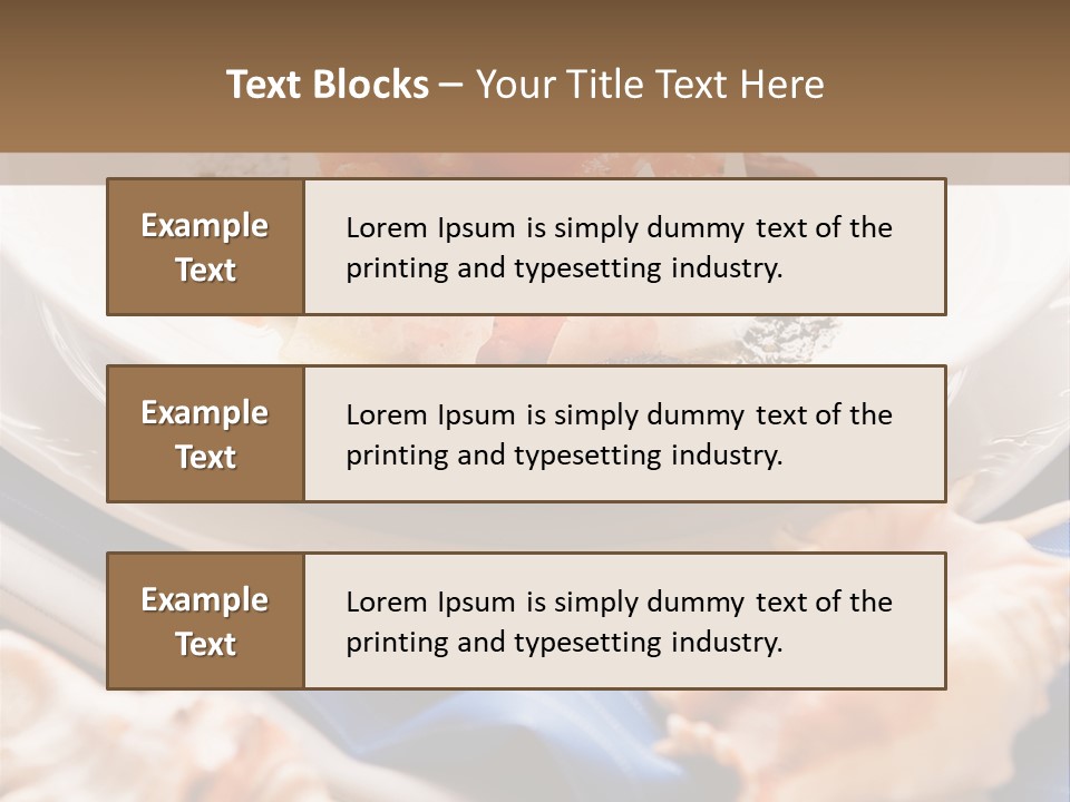 Handiwork Fabric Set PowerPoint Template