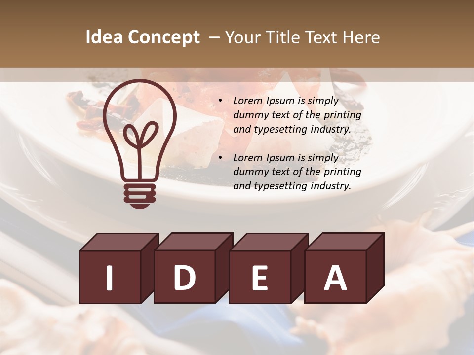 Handiwork Fabric Set PowerPoint Template