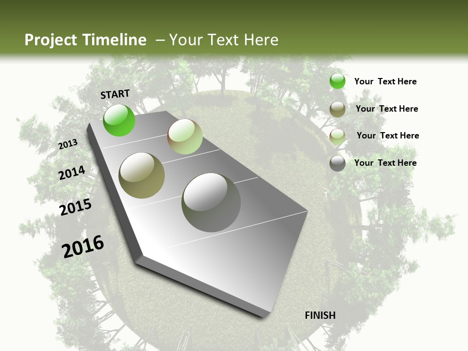 Open Tale Leaved PowerPoint Template