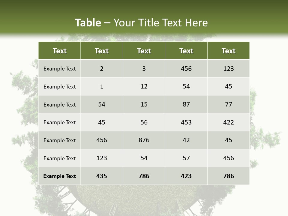 Open Tale Leaved PowerPoint Template