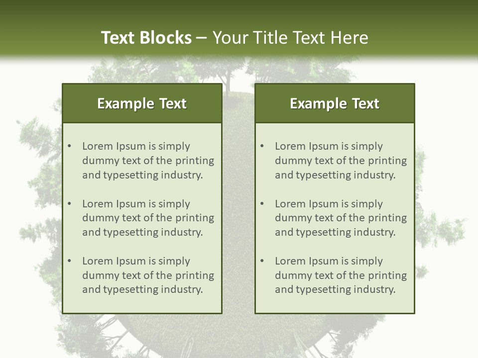 Open Tale Leaved PowerPoint Template