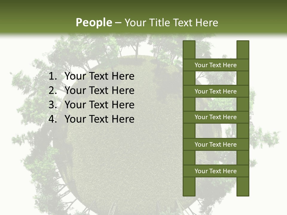 Open Tale Leaved PowerPoint Template