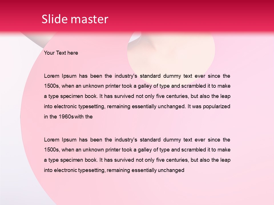 Brunette Concept Make Up PowerPoint Template